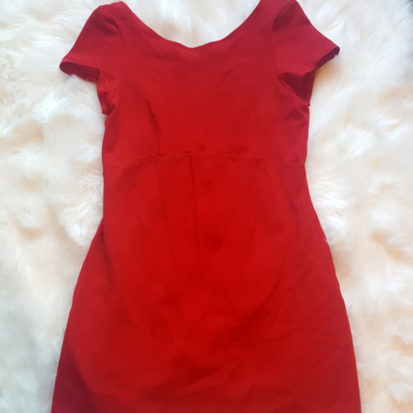 Express Dresses & Skirts - Express Red Short Sleeve Mini Dress